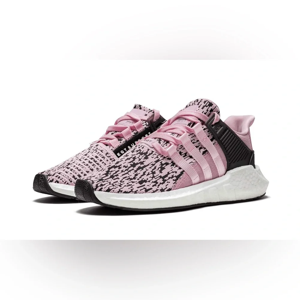 ADIDAS EQT SUPPORT pink glitch sneakers